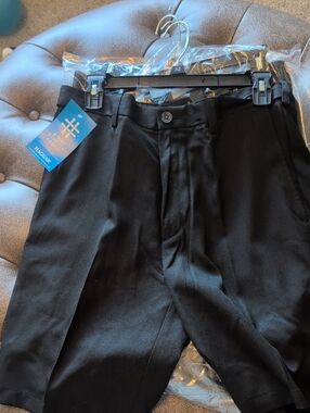 Black Golf Shorts with Tag